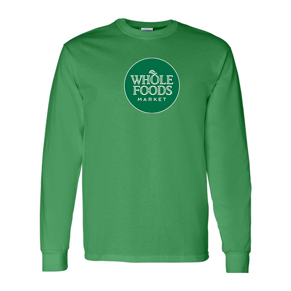 Men's Whole Foods Market Gildan Heavy Cotton Long Sleeve T-Shirt