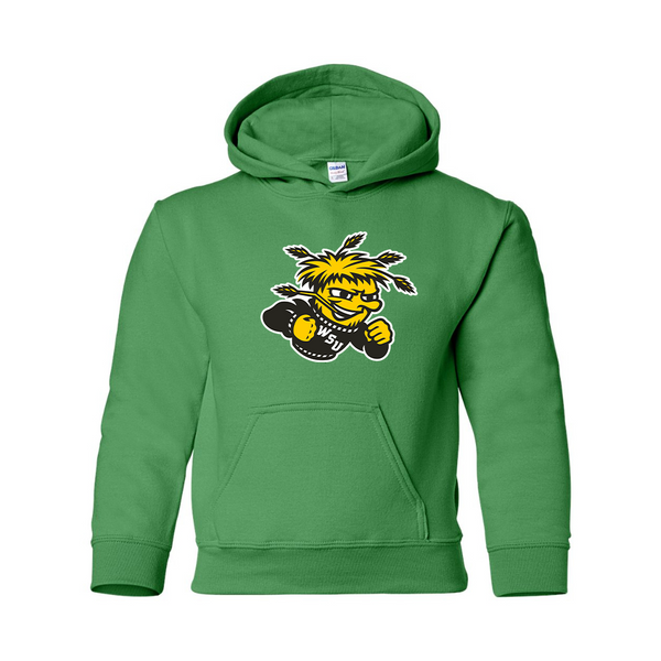 Youth Wichita State Shockers  Gildan Heavy Blend  Hooded Sweatshirt