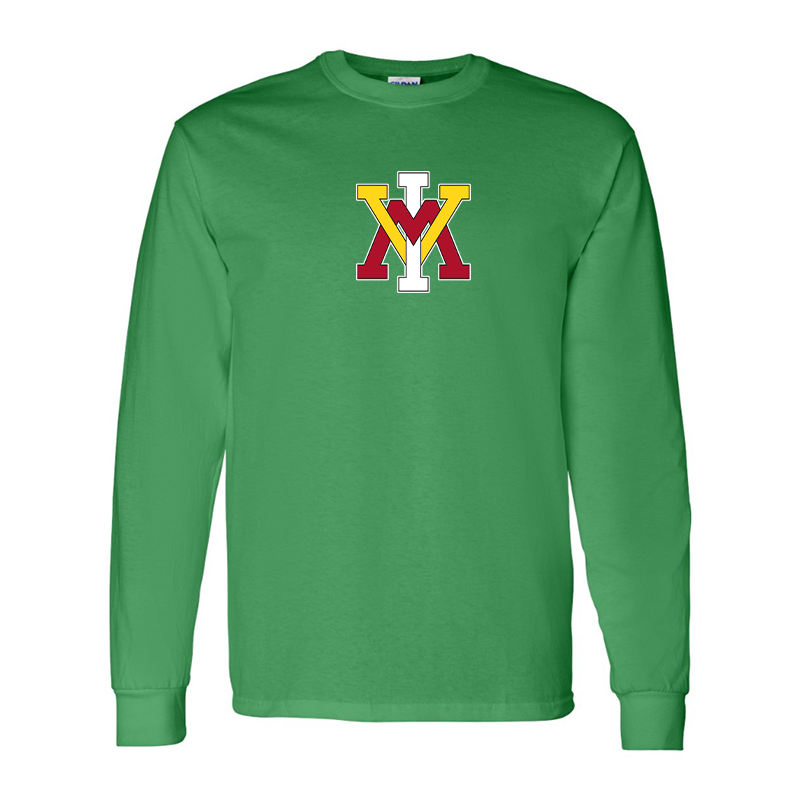Men's VMI Keydets Gildan Heavy Cotton Long Sleeve T-Shirt