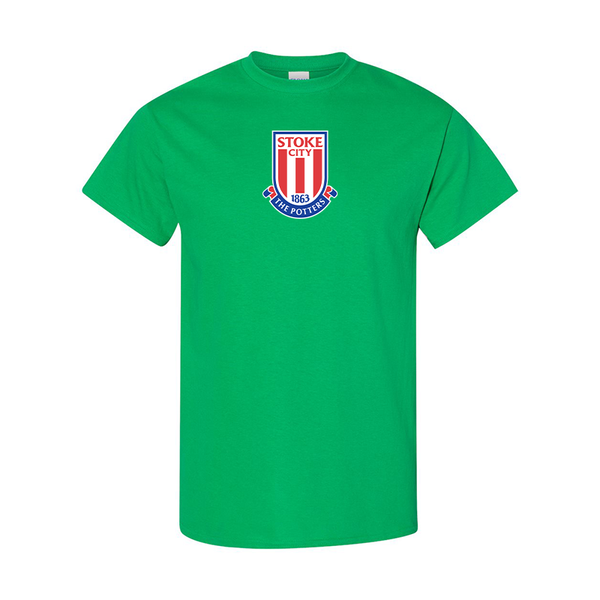 Men's Stoke City Soccer  Gildan Heavy Cotton T-Shirt