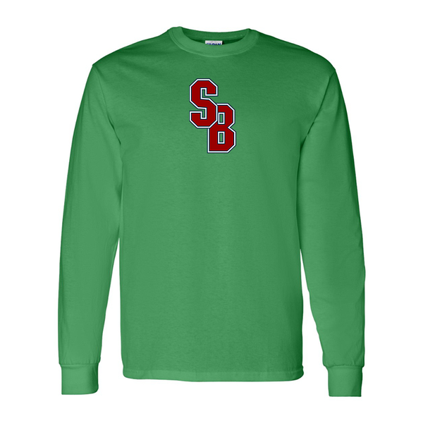 Men's Stony Brook Seawolves Gildan Heavy Cotton Long Sleeve T-Shirt