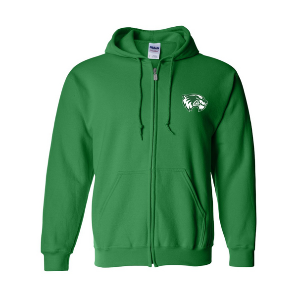 Men's Utah Valley Wolverines  Gildan  Heavy Blend Full Zip Hooded Sweatshirt