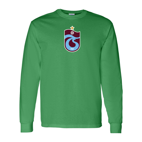 Men's Trabzonspor Soccer Gildan Heavy Cotton Long Sleeve T-Shirt
