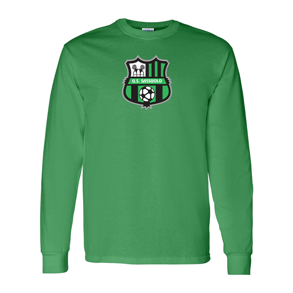Men's U.S. Sassuolo Soccer Gildan Heavy Cotton Long Sleeve T-Shirt