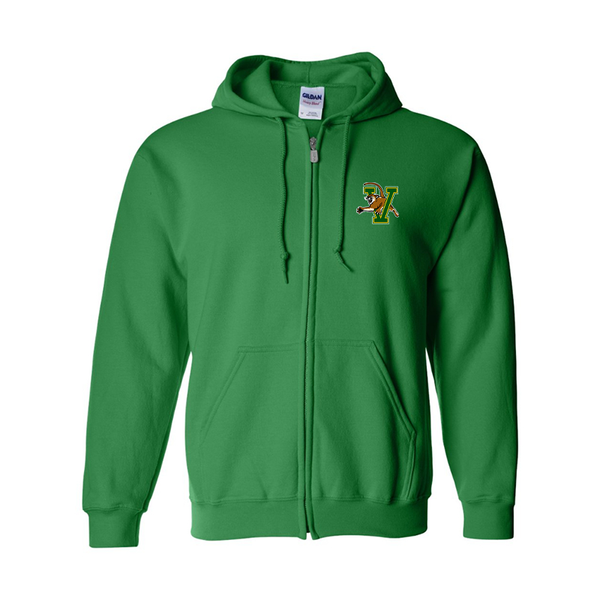 Men's  Vermont Catamounts Gildan  Heavy Blend Full Zip Hooded Sweatshirt