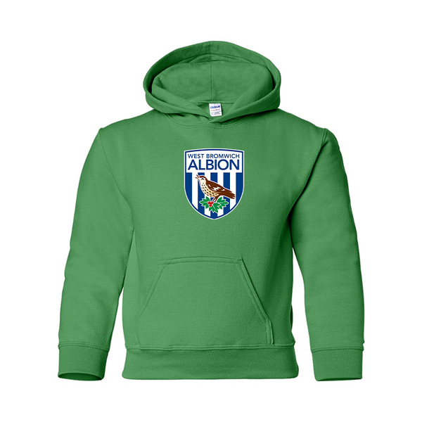 Youth  West Bromwich Albion Soccer Gildan Heavy Blend  Hooded Sweatshirt