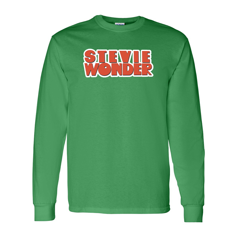 Men's Stevie-Wonder Gildan Heavy Cotton Long Sleeve T-Shirt