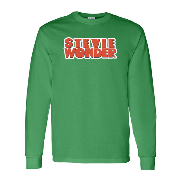 Men's Stevie-Wonder Gildan Heavy Cotton Long Sleeve T-Shirt
