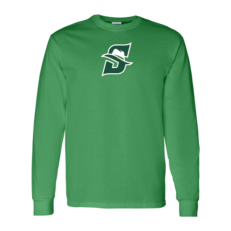Men's Stetson Hatters Gildan Heavy Cotton Long Sleeve T-Shirt