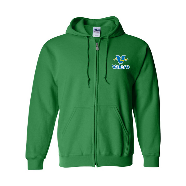 Men's Valero Gas Station  Gildan  Heavy Blend Full Zip Hooded Sweatshirt