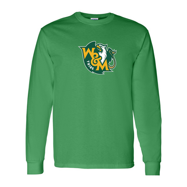 Men's  William and Mary Tribe Gildan Heavy Cotton Long Sleeve T-Shirt