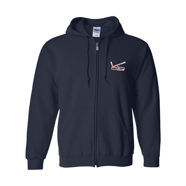 Men's Verizon Wireless JERZEES NuBlend Full-Zip Hooded Sweatshirt