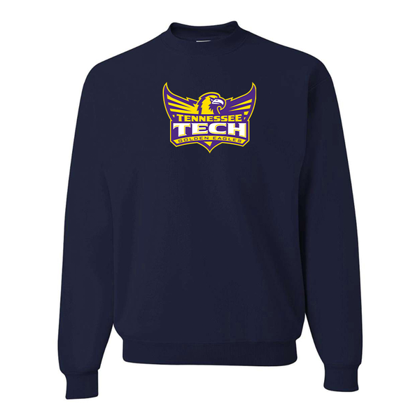 Men's Tennessee Tech Golden Eagles  JERZEES NuBlend Crewneck Sweatshirt