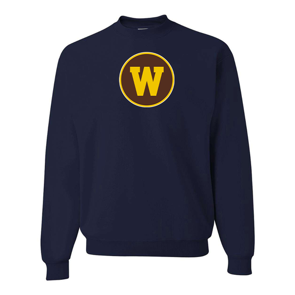 Men's Western Michigan Broncos  JERZEES NuBlend Crewneck Sweatshirt