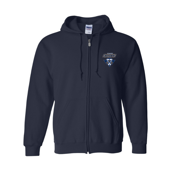 Men's Tennessee Martin Skyhawks JERZEES NuBlend Full-Zip Hooded Sweatshirt