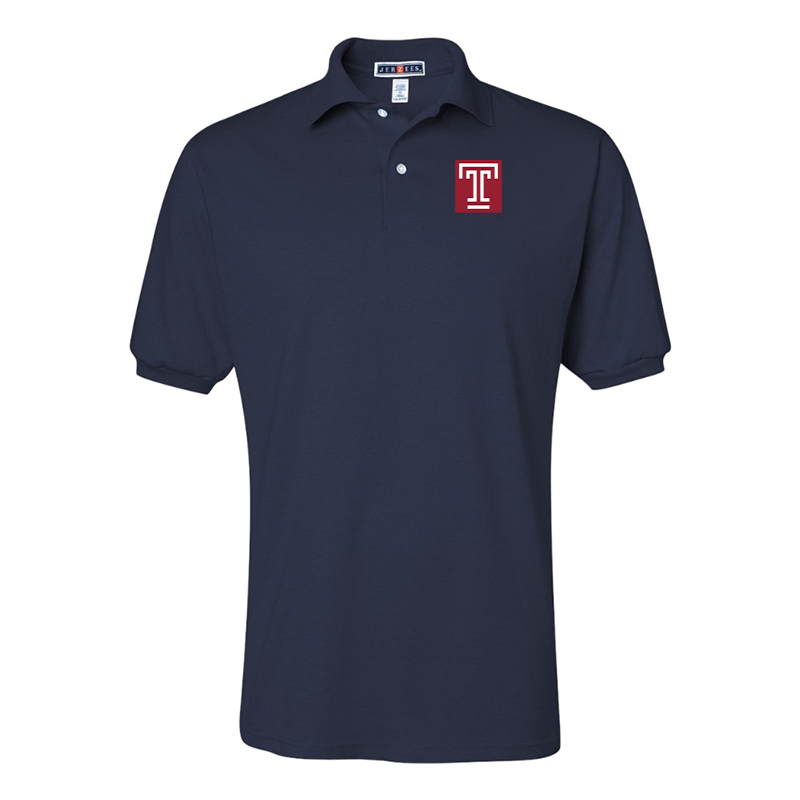 Men's Temple Owls JERZEES  SpotShield polo