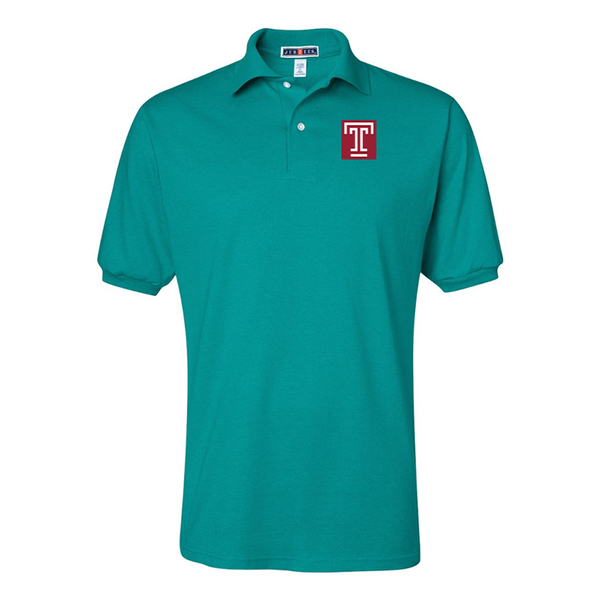 Men's Temple Owls JERZEES  SpotShield polo