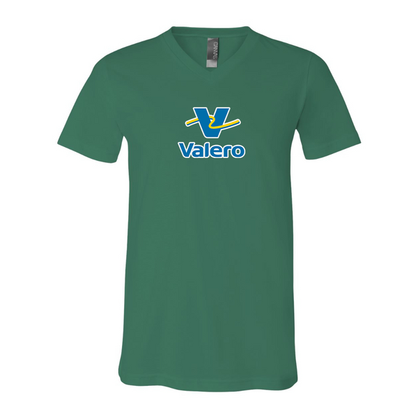 Valero Gas Station BELLA  CANVAS - Jersey V-Neck T-Shirt