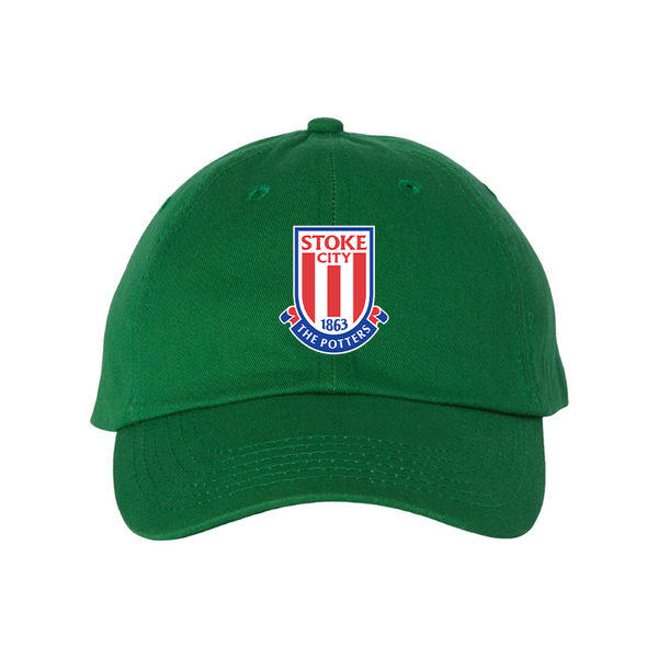 Stoke City Soccer  Valucap Adult Bio-Washed Classic Dad Hat