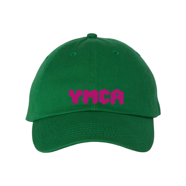 YMCA Mauve Valucap Adult Bio-Washed Classic Dad Hat