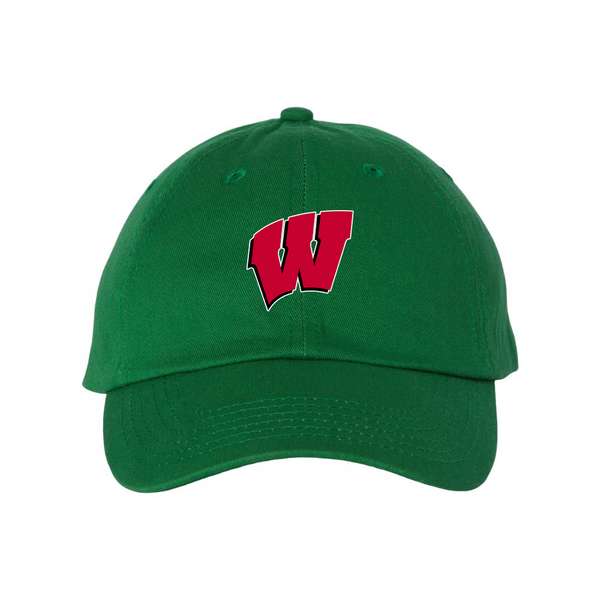 Wisconsin Badgers  Valucap Adult Bio-Washed Classic Dad Hat