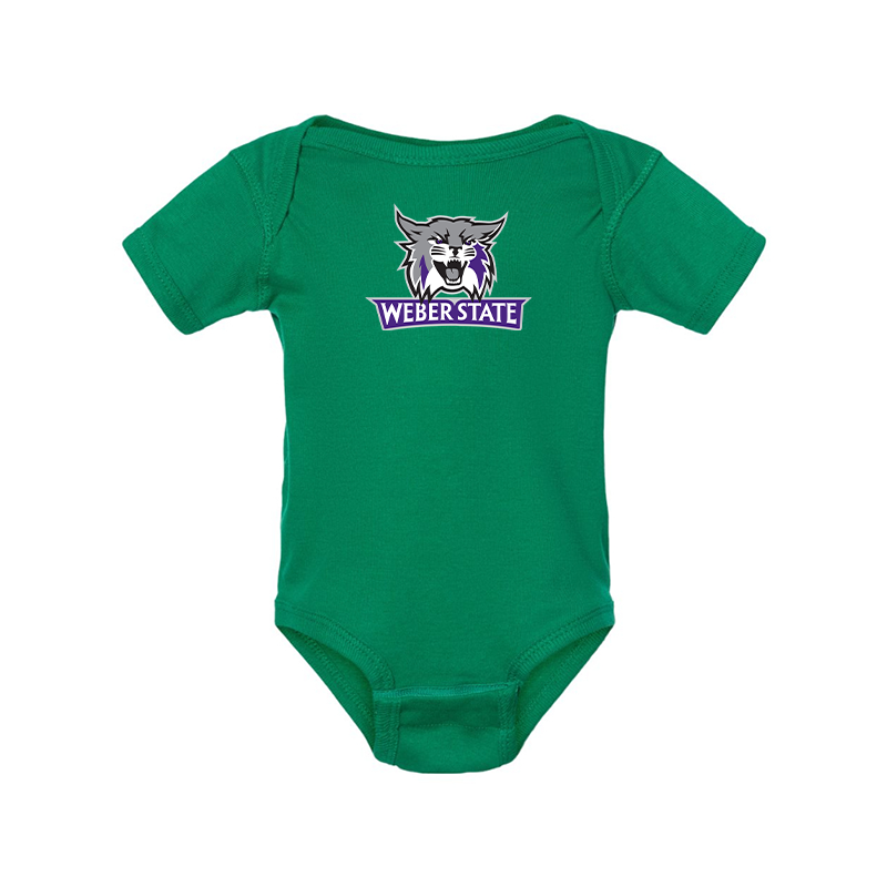 Weber State Wildcats Baby Romper Onesie