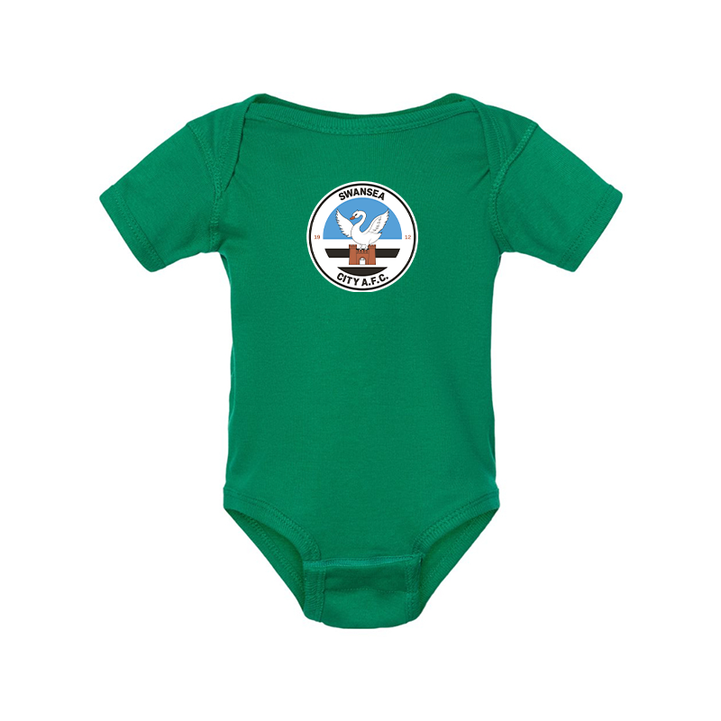 Swansea City Soccer  Baby Romper Onesie