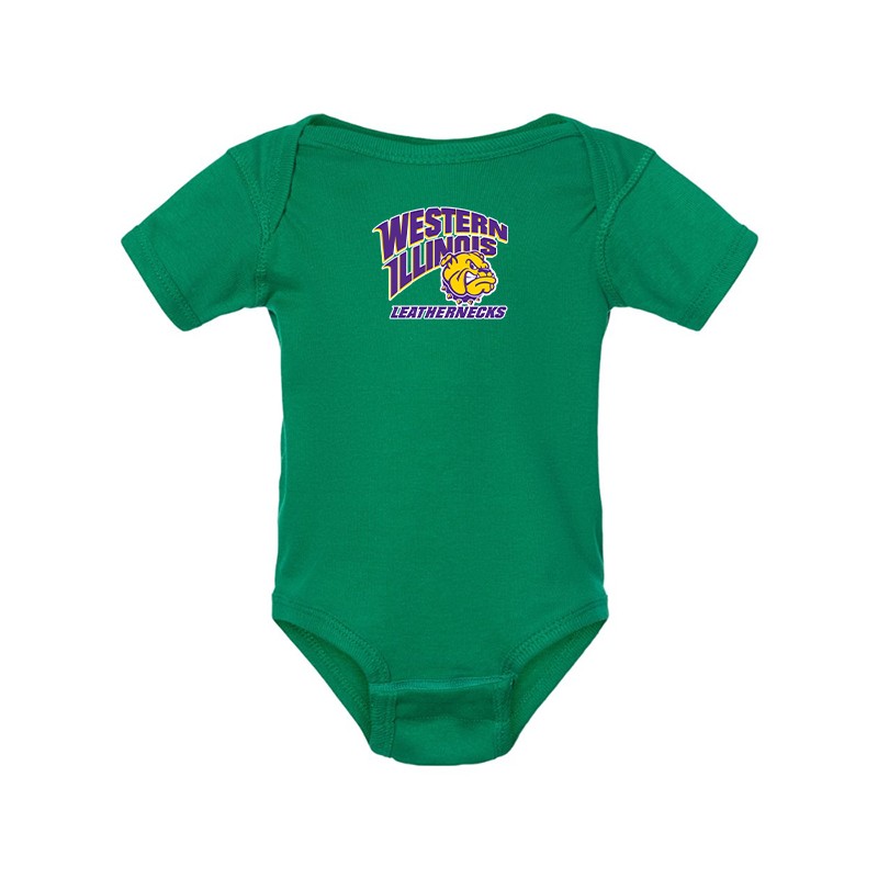 Western Illinois Leathernecks  Baby Romper Onesie