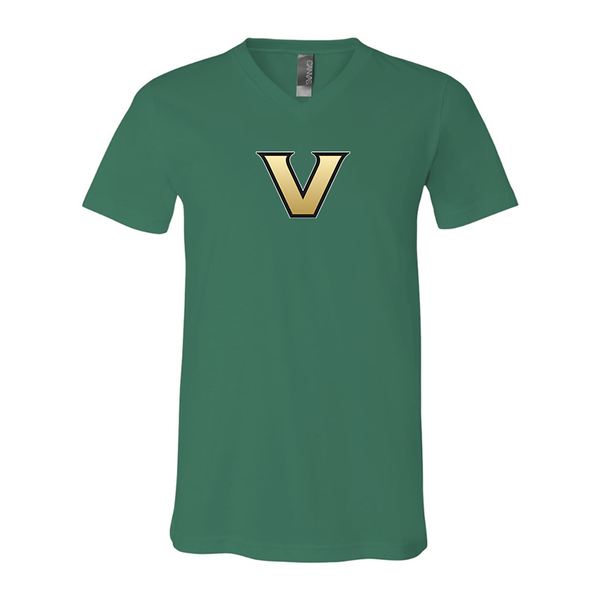 Vanderbilt Commodores BELLA  CANVAS - Jersey V-Neck T-Shirt