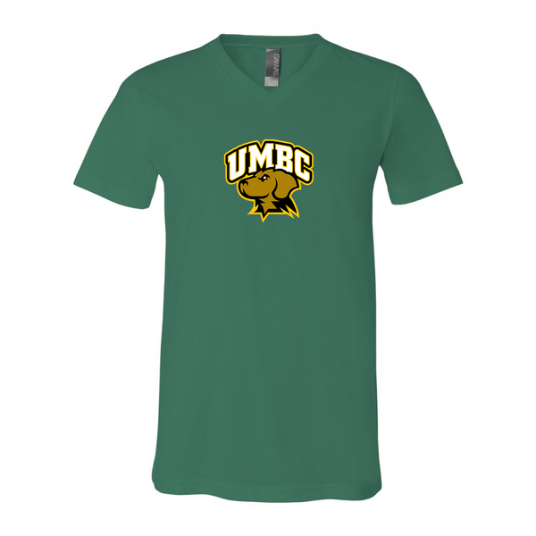 UMBC Retrievers BELLA  CANVAS - Jersey V-Neck T-Shirt