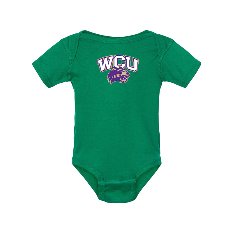 Western Carolina Catamounts  Baby Romper Onesie