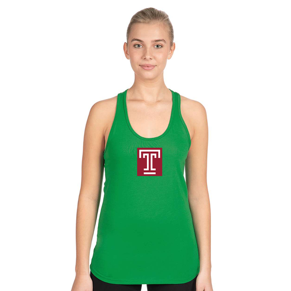 Women's Temple Owls Next Level Ideal Racerback Tank
