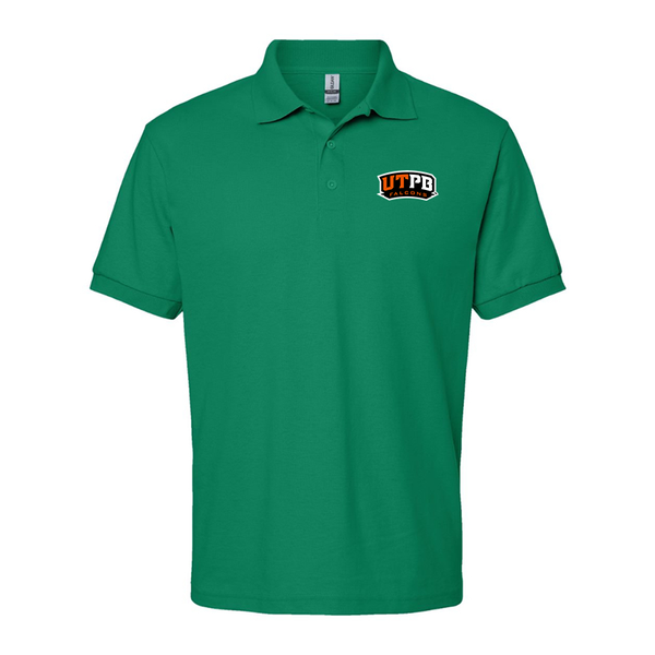 Men's UTPB Falcons Gildan Dry Blend Jersey Polo