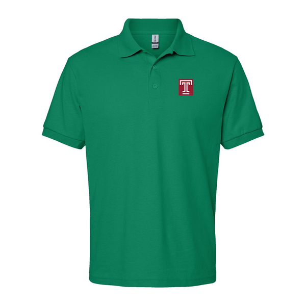 Men's Temple Owls Gildan Dry Blend Jersey Polo