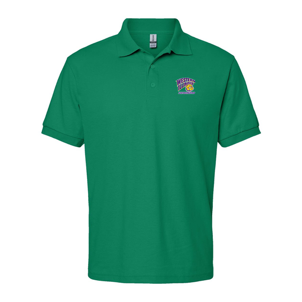 Men's Western Illinois Leathernecks Gildan Dry Blend Jersey Polo