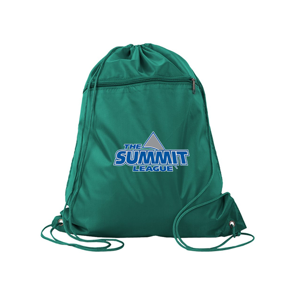The Summit League Q-Tees - Polyester Cinchpack