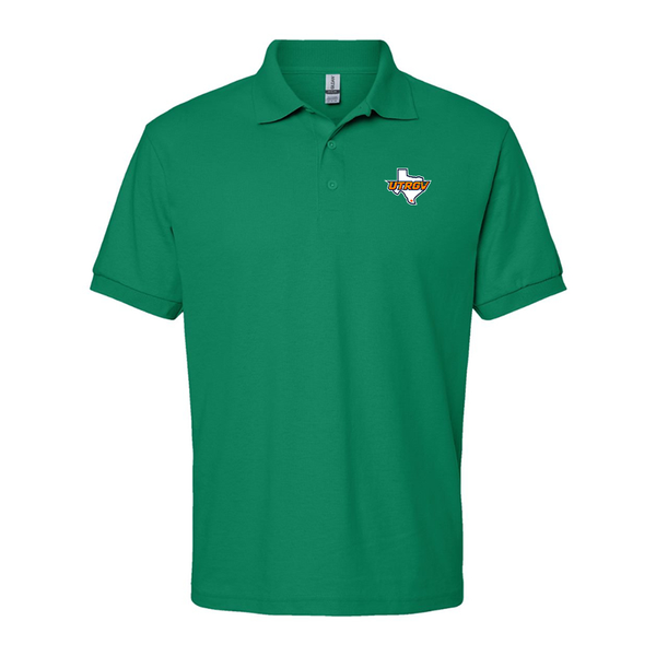 Men's UTRGV Vaqueros Gildan Dry Blend Jersey Polo