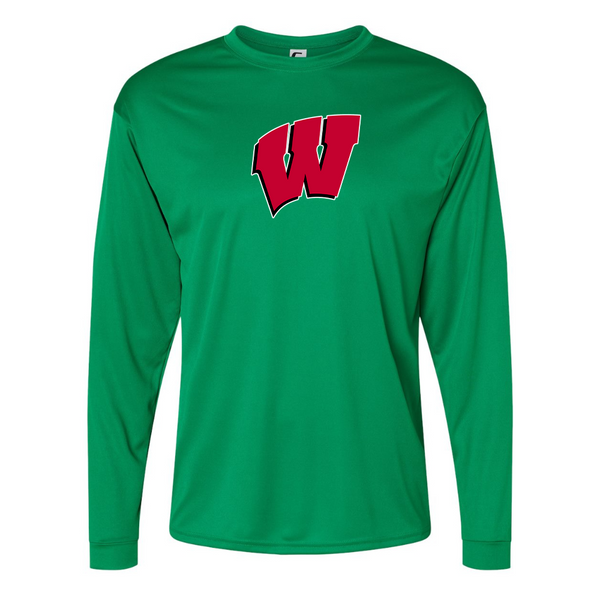 Men's  Wisconsin Badgers Performance Long Sleeve T-Shirt