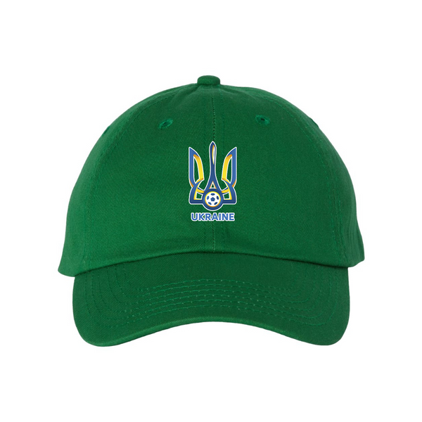 Ukraine National Football Soccer Team  Valucap Adult Bio-Washed Classic Dad Hat