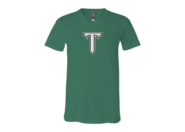 Troy Trojans BELLA  CANVAS - Jersey V-Neck T-Shirt