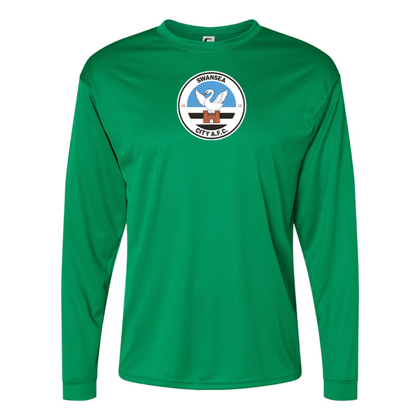 Men's Swansea City Soccer Performance Long Sleeve T-Shirt