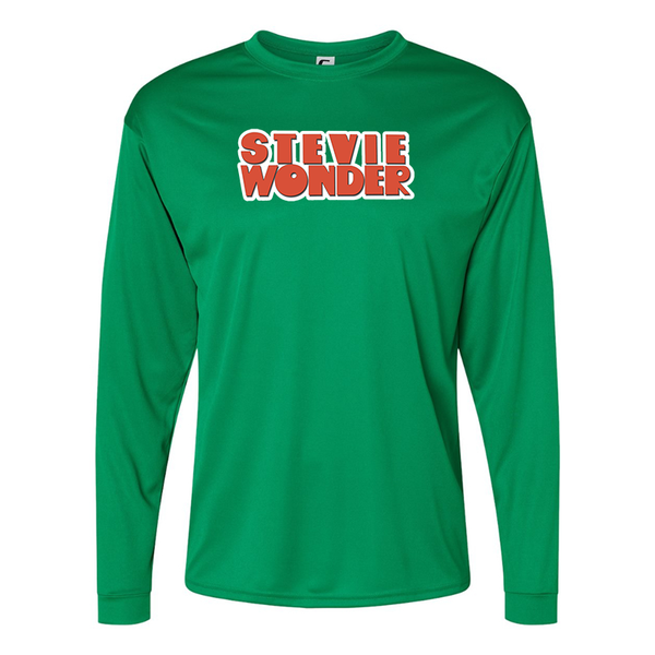 Men's  Stevie-Wonder Performance Long Sleeve T-Shirt