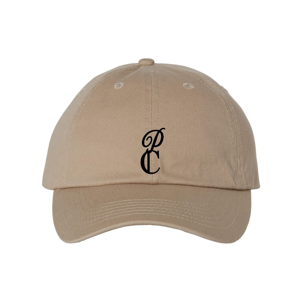 P & C Black  Valucap Adult Bio-Washed Classic Dad Hat