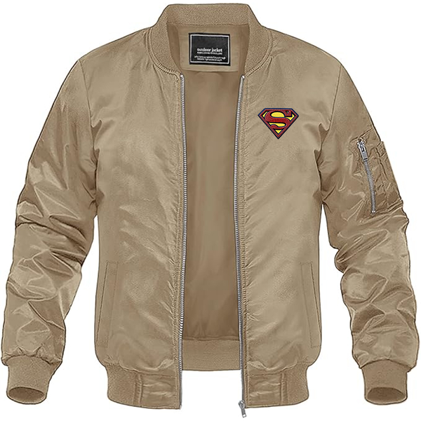 Men'sValero Gas Station   Lightweight Bomber Jacket Windbreaker Softshell Varsity Jacket Coat