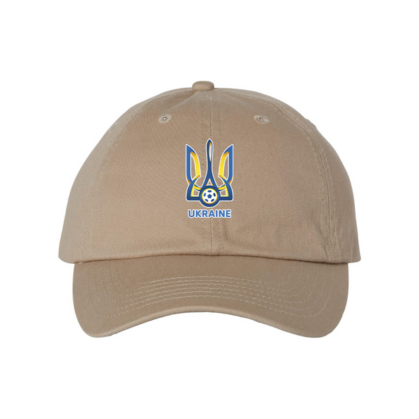 Ukraine National Football Soccer Team  Valucap Adult Bio-Washed Classic Dad Hat