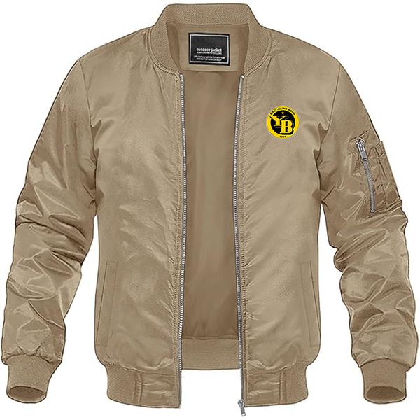 Men's  Young Boys Soccer Lightweight Bomber Jacket Windbreaker Softshell Varsity Jacket Coat