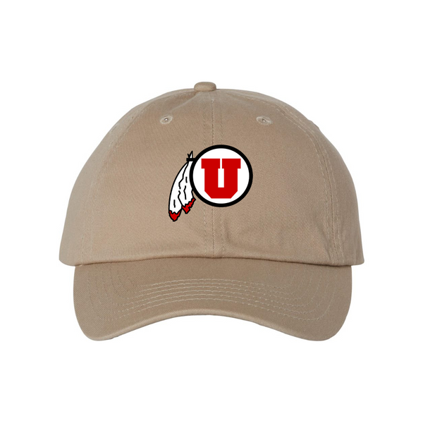 Utah Utes  Valucap Adult Bio-Washed Classic Dad Hat