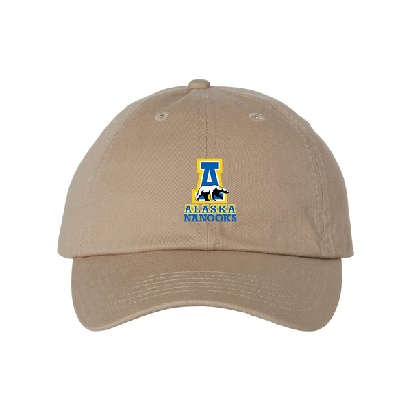 Alaska Nanooks  Valucap Adult Bio-Washed Classic Dad Hat