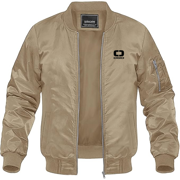 Men's Ogio Vertical  Lightweight Bomber Jacket Windbreaker Softshell Varsity Jacket Coat