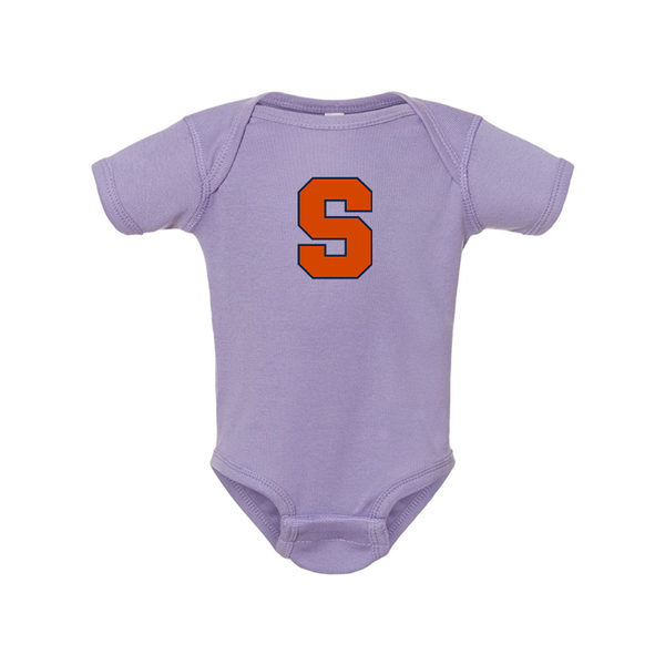 Syracuse Orange  Rabbit Skins Infant Baby Rib Bodysuit